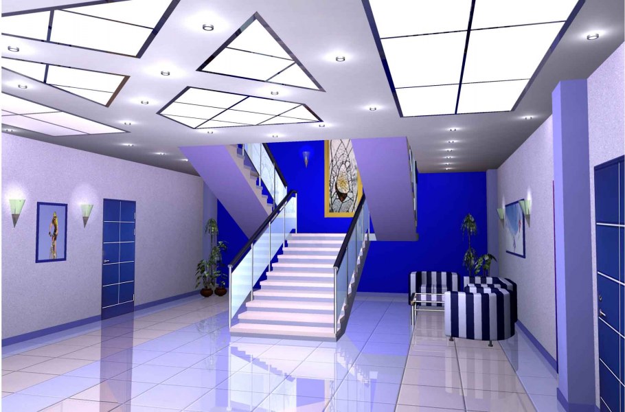Коридор в школе будущего