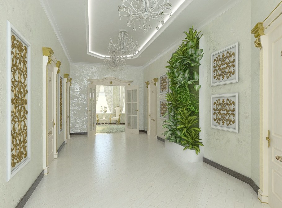 Декоративное панно в холле администрации