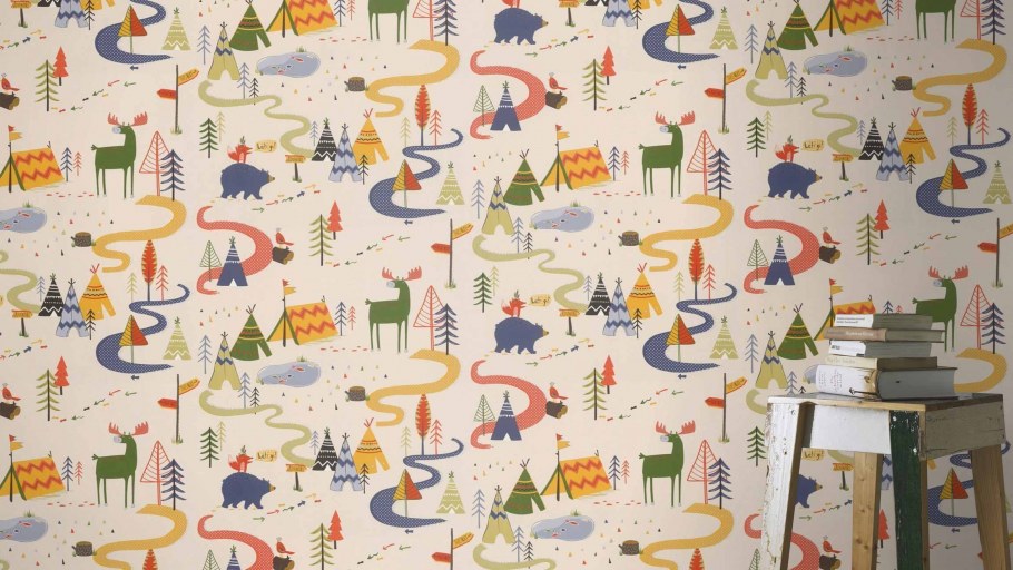 Стильные детские фотообои