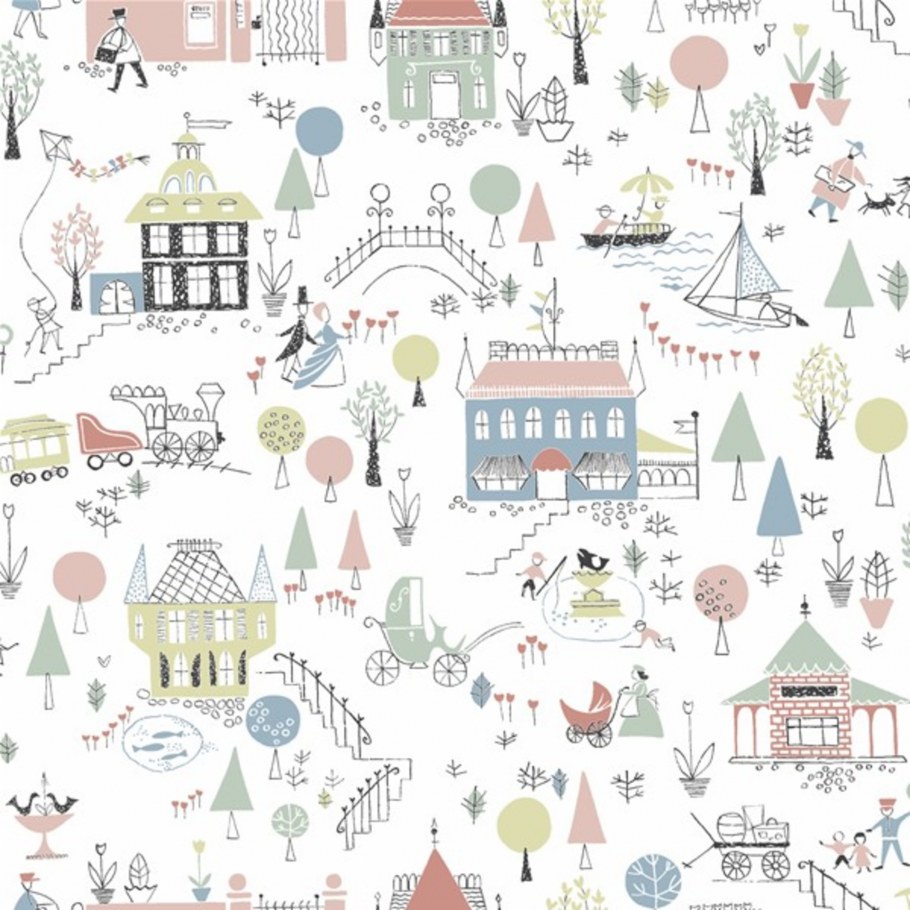 Обои Rasch bambino в интерьере