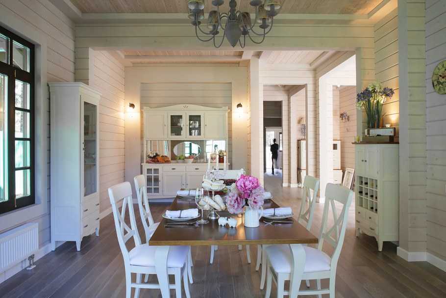 ПАЛЕКС дома из клееного бруса интерьер