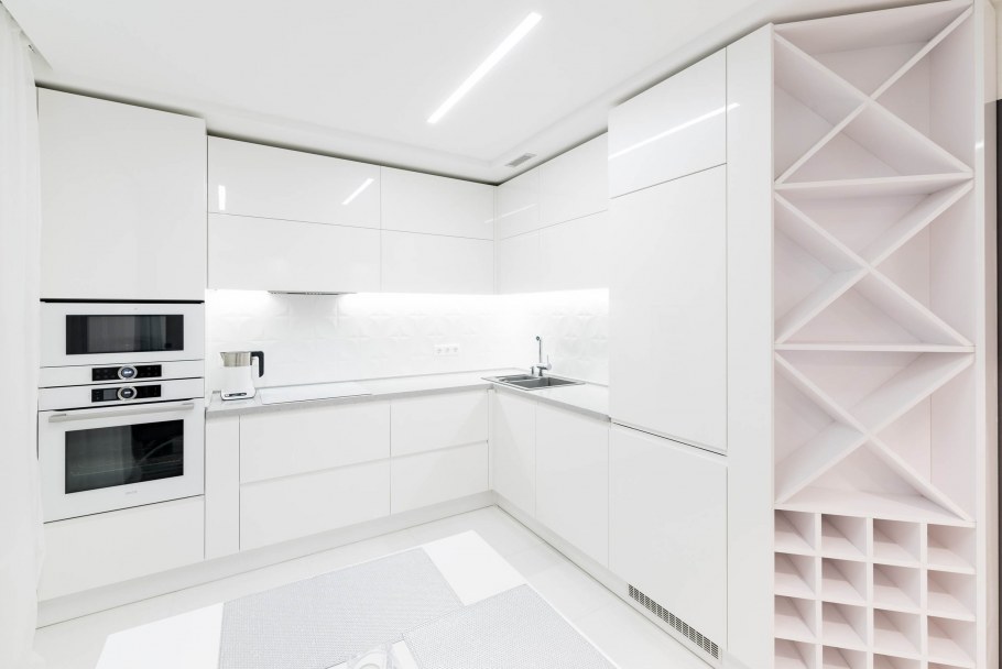 Кухня в сером цвете