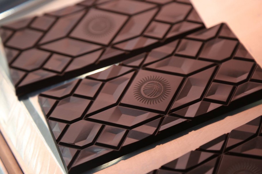 Шоколад плиточный ресторанное фото