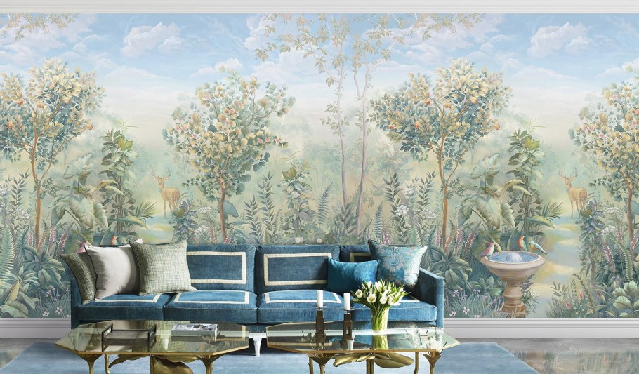 Фреска папоротник Affresco