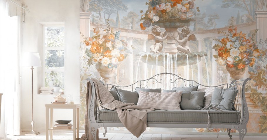 Аффреско фрески в интерьере