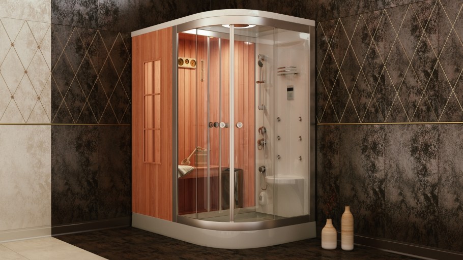 Душевая кабина Jacuzzi Flexa Thema Round elt4 90см*90см