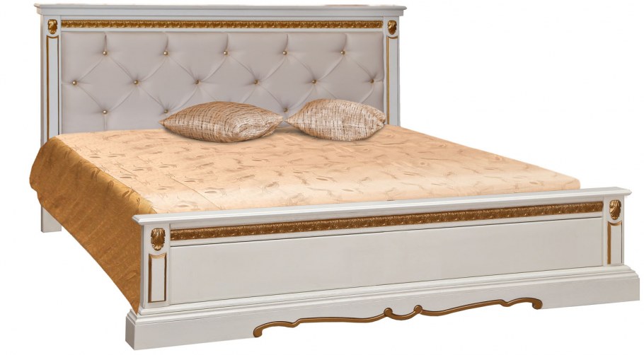 Кровать двуспальная "Верди" 180 (низкое изножье)