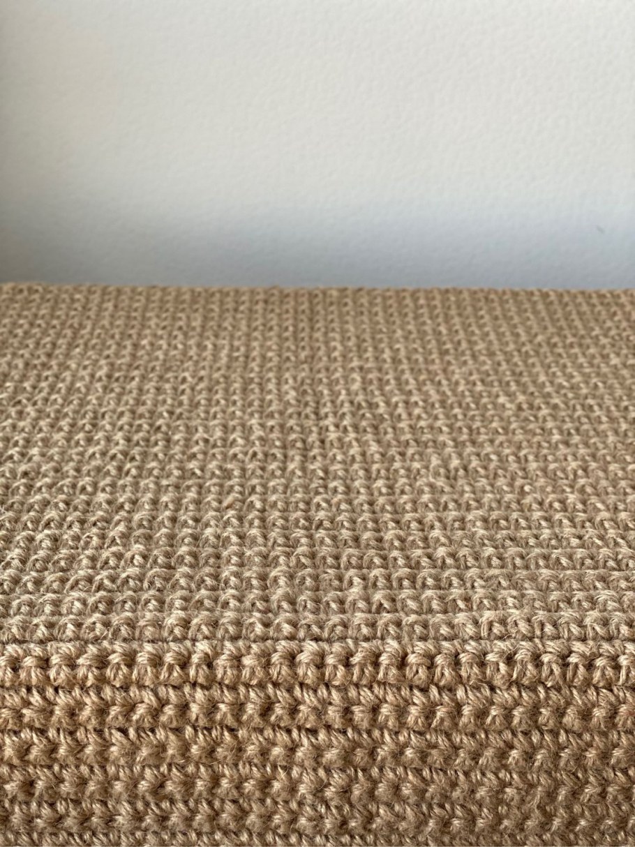 Коврик из джута прямоугольный