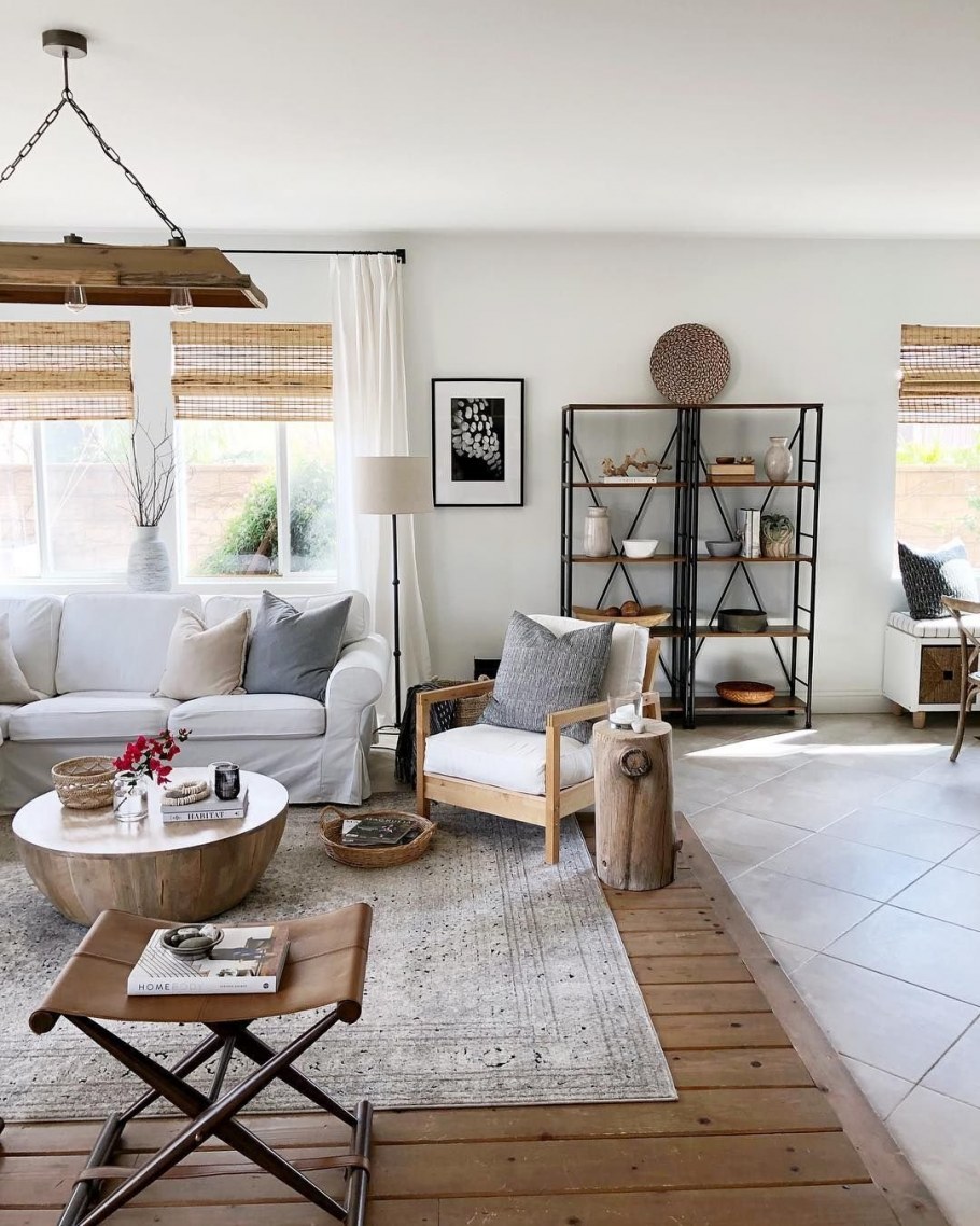 Кухня с эркером в скандинавском стиле