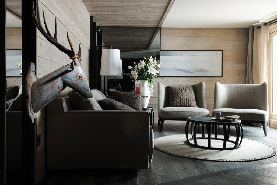 Уютная комната в скандинавском стиле