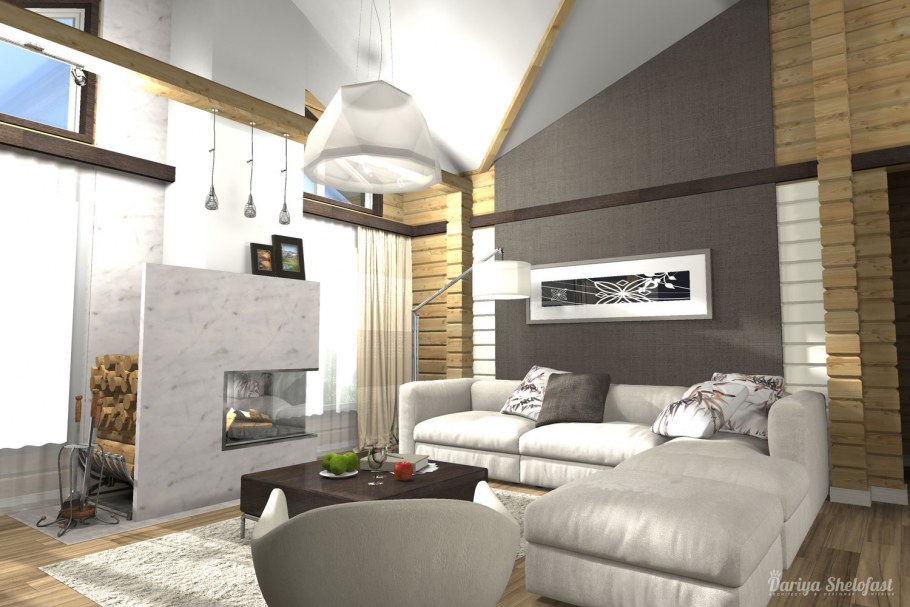 Интерьер частного дома фото внутри бюджетный вариант гостиной