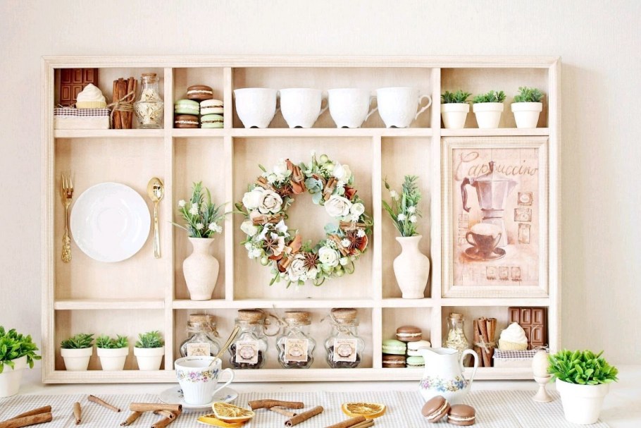 Декоративные полки на кухню