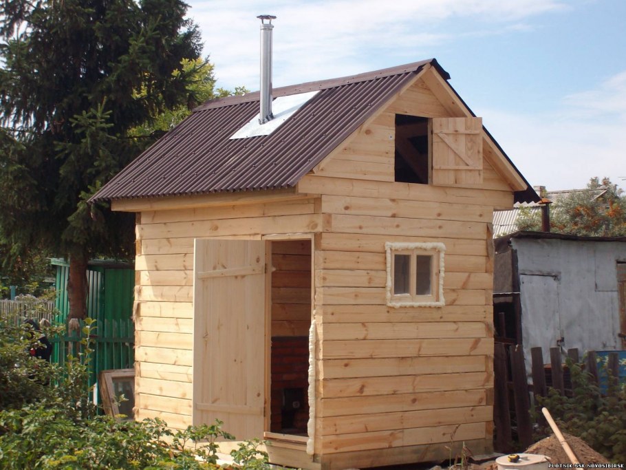 Баня под ключ 2х3 из бруса