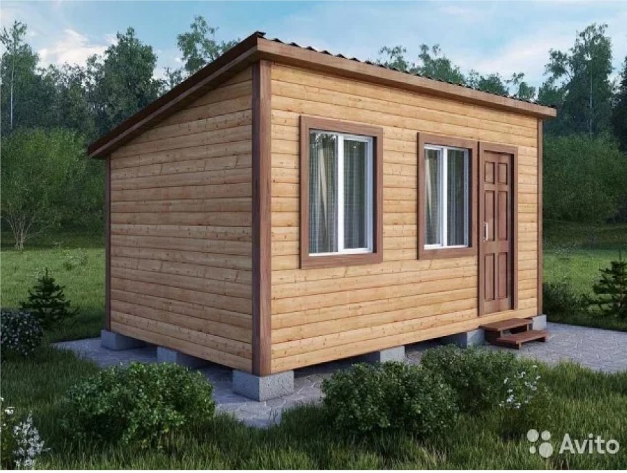 Хозблок 3х5 каркасный