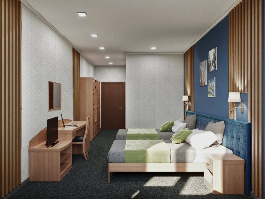 Интерьер номера в гостинице