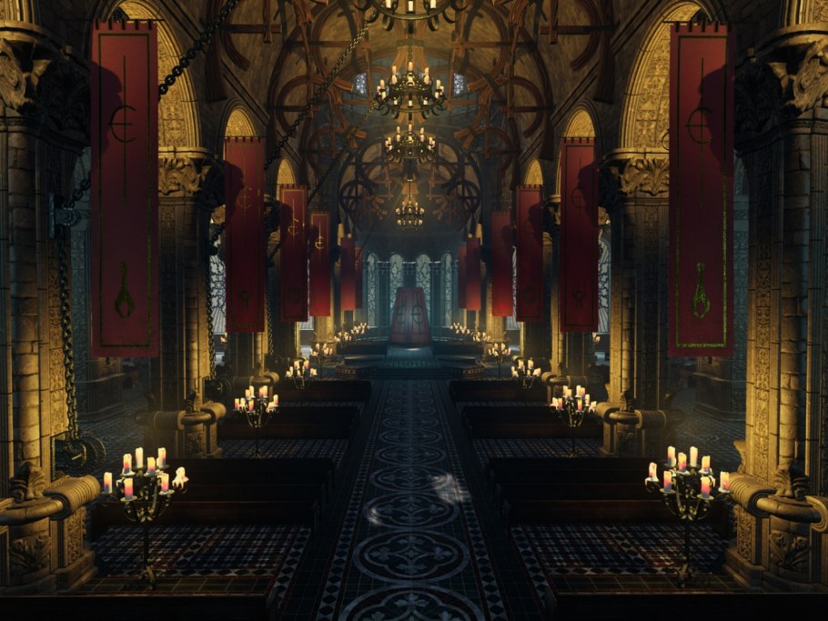 Королевский Тронный зал средневековый
