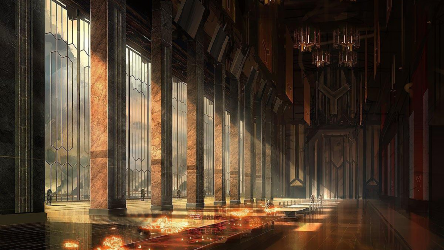 Бальный зал в замке Дракулы