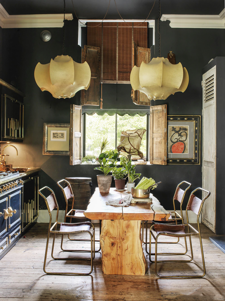 Кухня столовая в стиле бохо