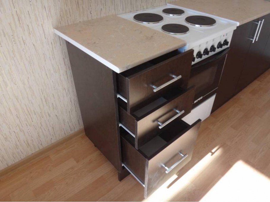 Организация пространства под угловой мойкой