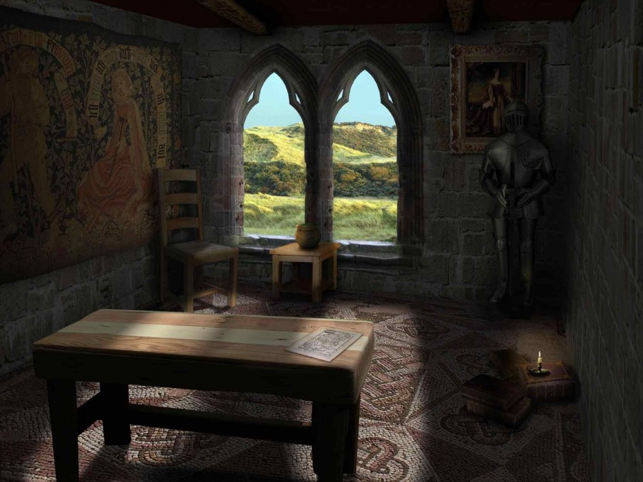 Интерьер замка средневекового Чахтицкий