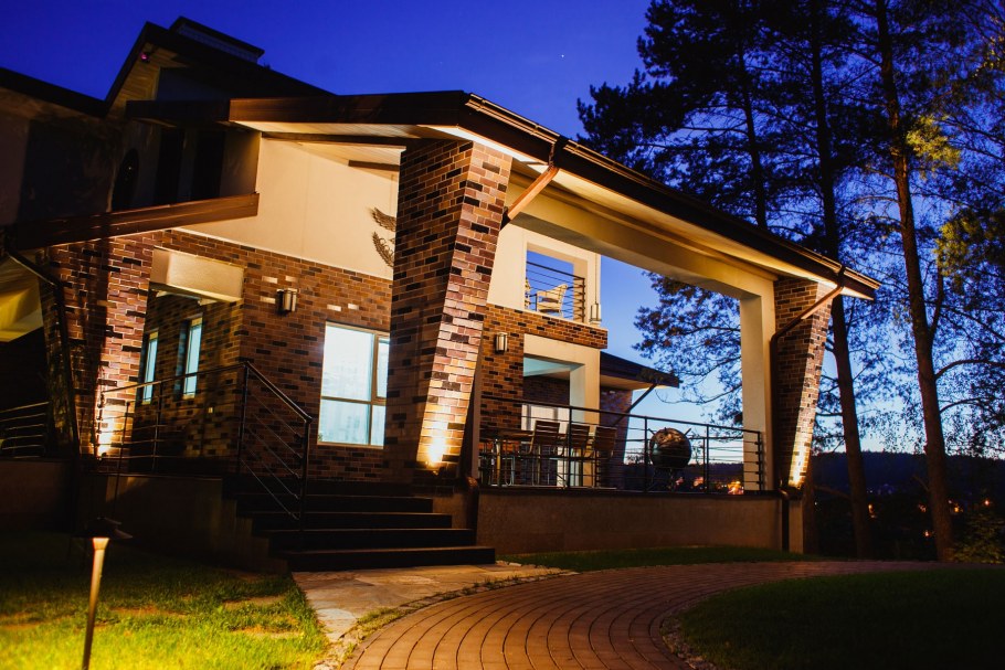 Архитектура освещения загородных домов