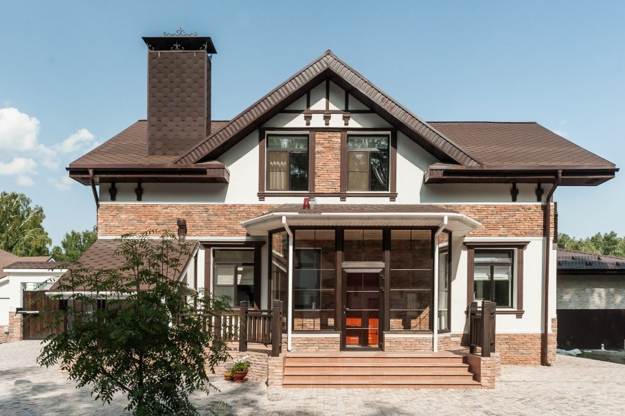 Красивые фасады домов