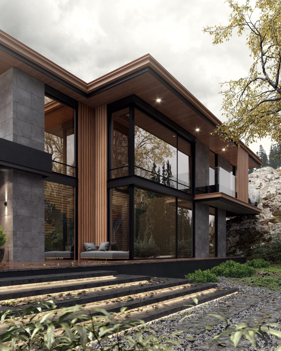 Фасады элитных домов