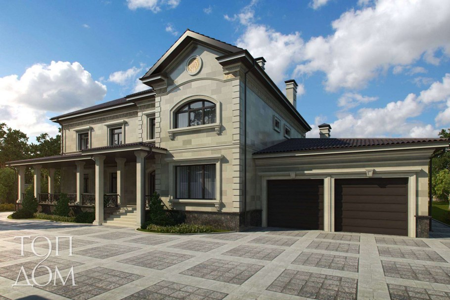 Интересные фасады частных домов