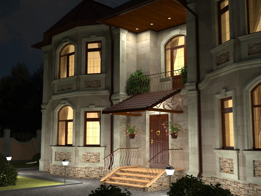 Деревянный дом экстерьер