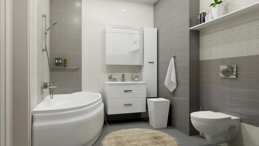 Ванная комната совмещенная с туалетом