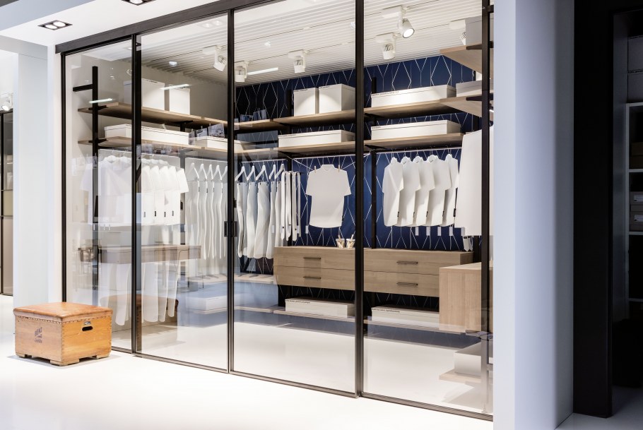 Угловая гардеробная аристо