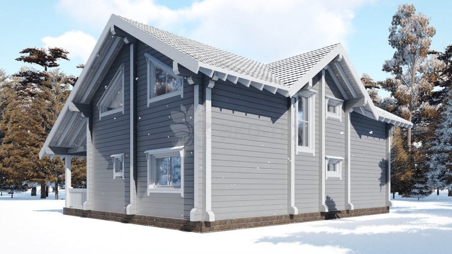 Дом из клееного бруса Австрия