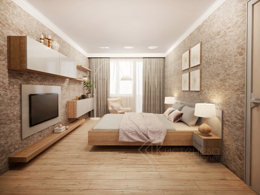 Интерьер прямой ракурс