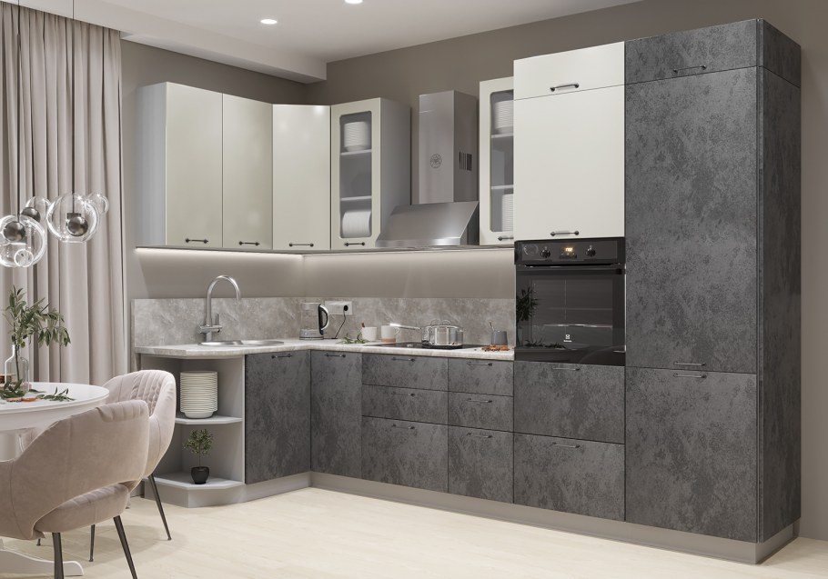 Модульная кухня лофт ДСВ