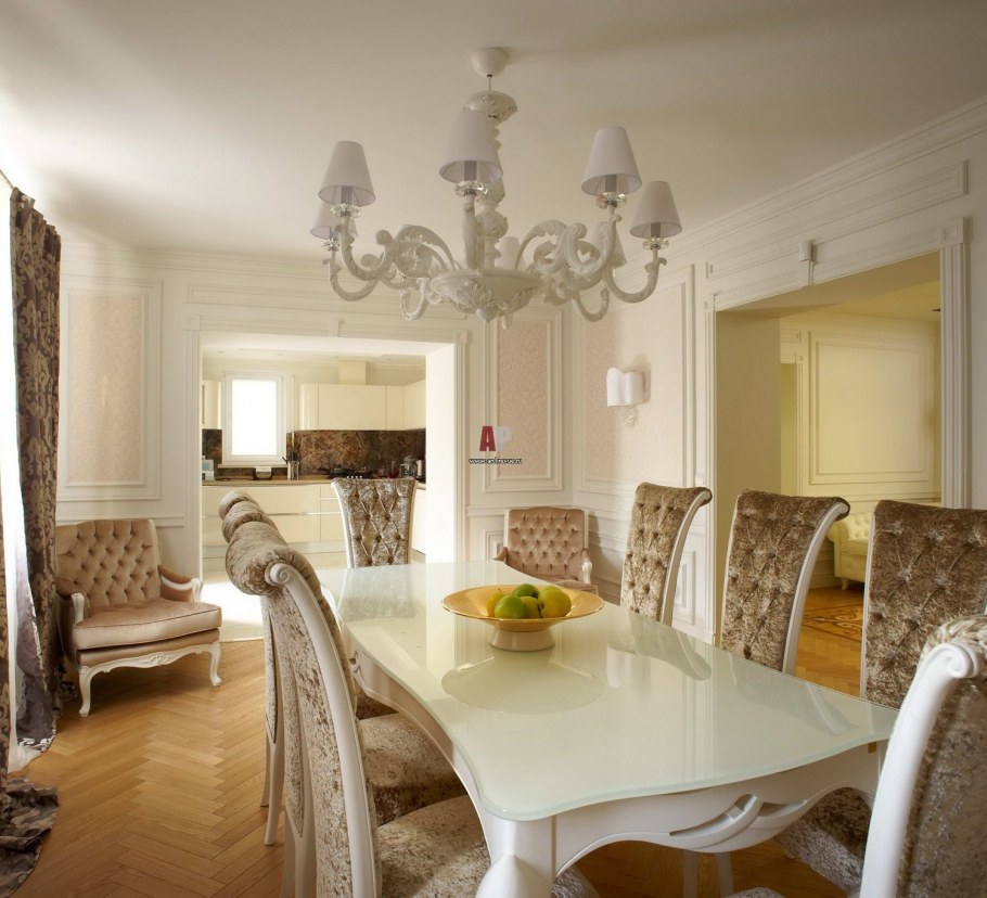 Столовая гостиная в частном доме