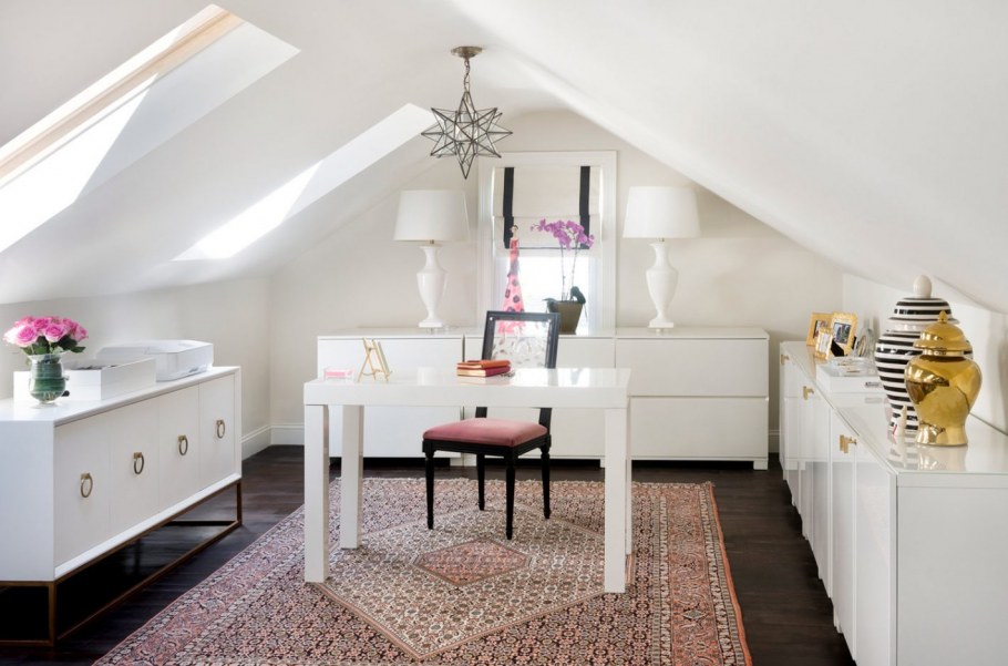 Гостиная на мансарде