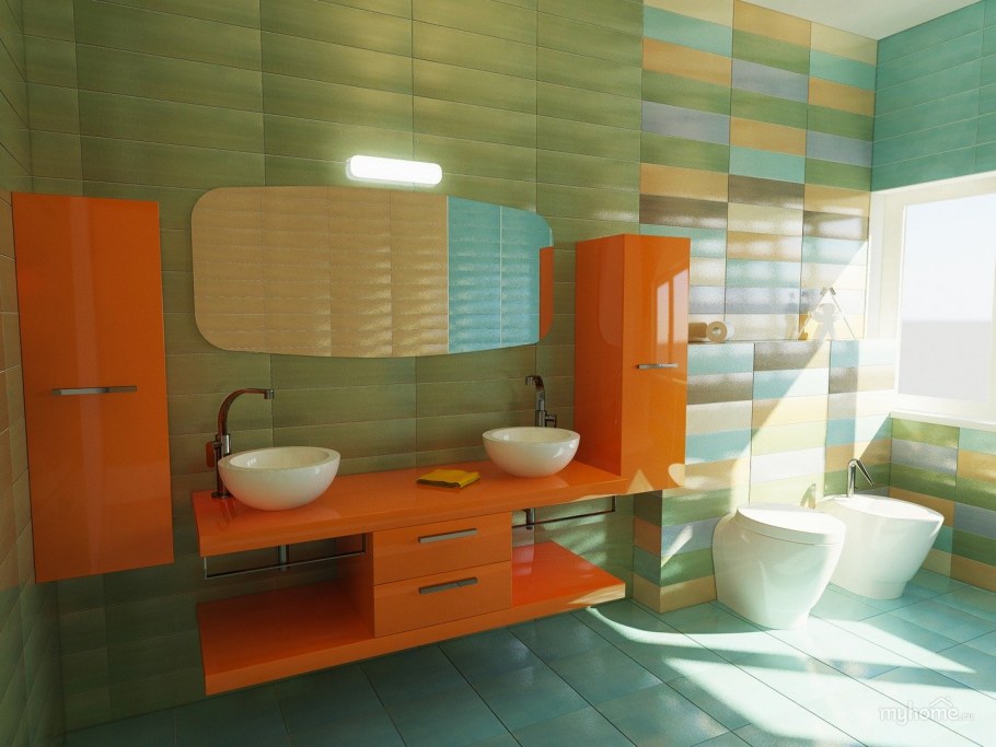 Ванная комната в стиле Авангард