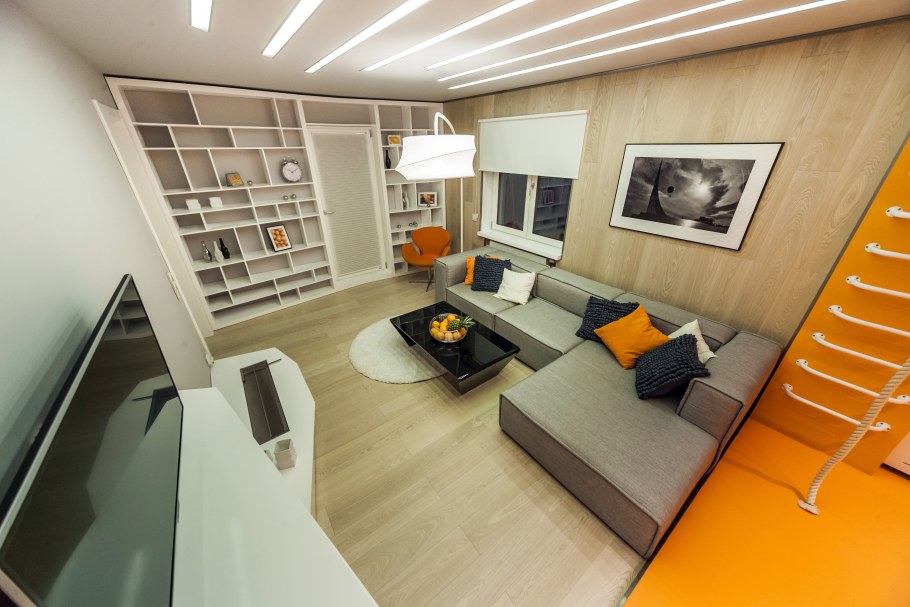 Гостиная с зоной отдыха