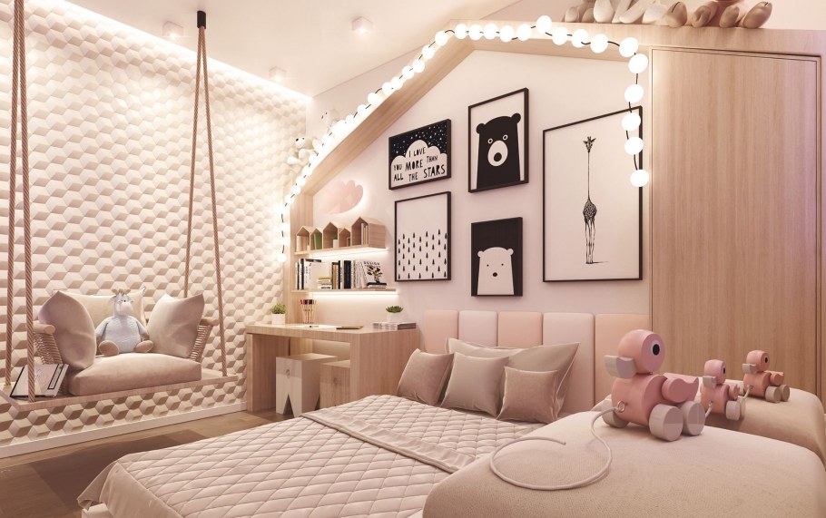 Интерьер комнаты для подростка девочки