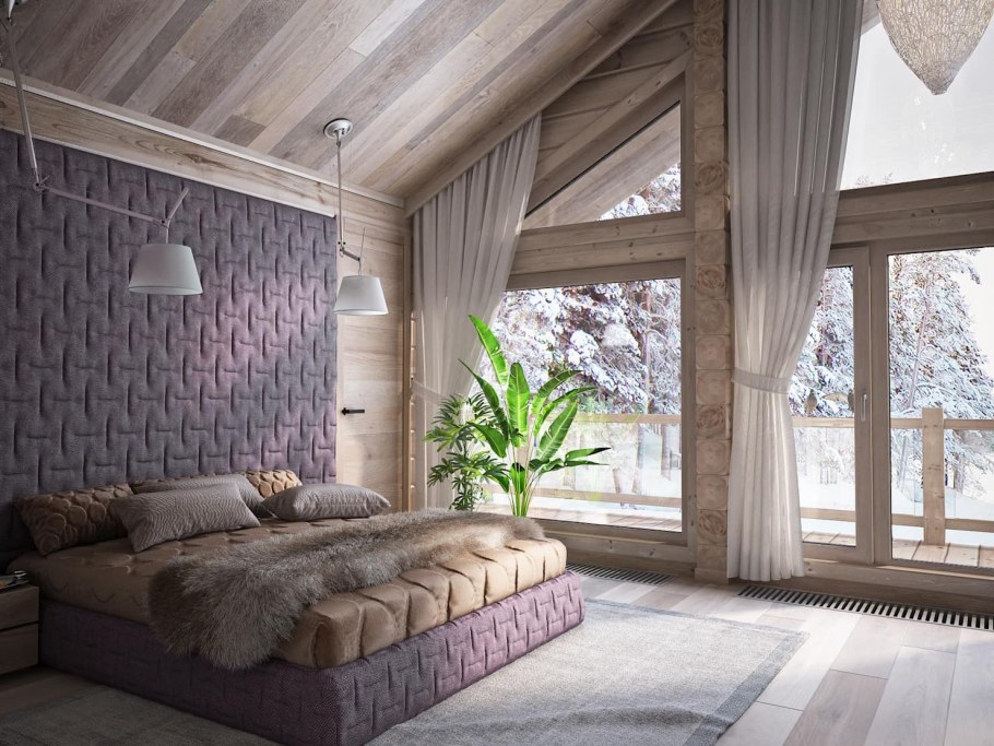 Спальня в загородном доме