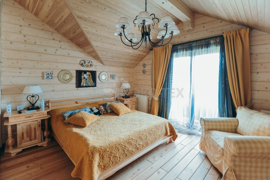 Интерьер Прованс имитация бруса