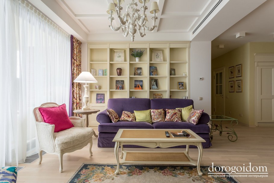 Маленькие гостиные в стиле Прованс