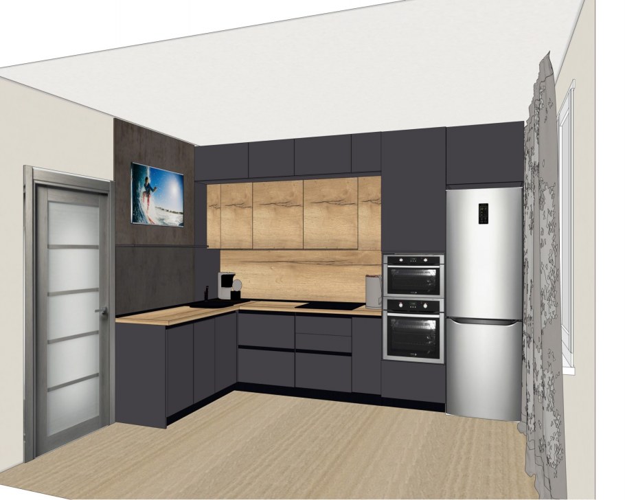 Кухни из пластика Fenix NTM