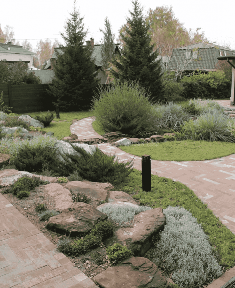 Хвойный рокарий