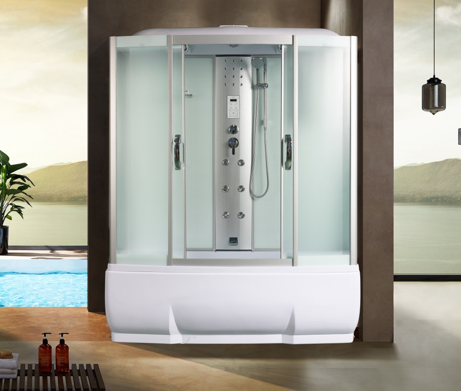 Комбинированная кабина River Wisla 170/80/50 высокий поддон 170см*80см