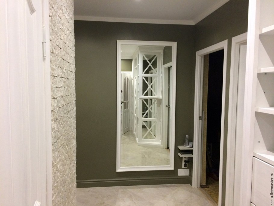 Освещение зеркала в прихожей