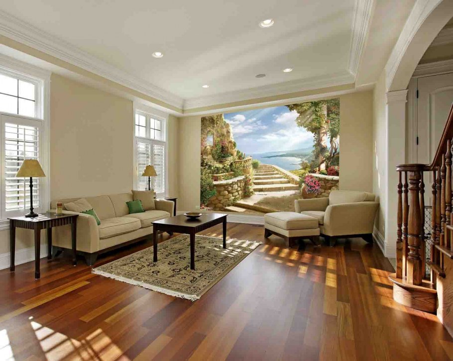 Фреска в гостиной