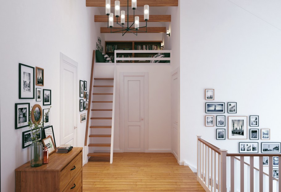 Лестница в стиле Прованс