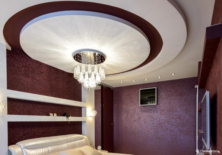 Натяжной потолок парча
