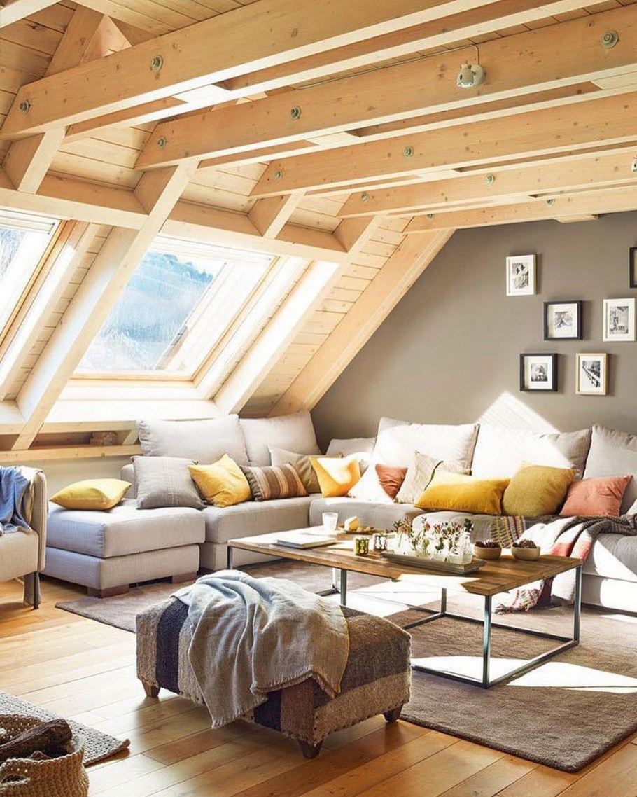 Обустройство мансарды